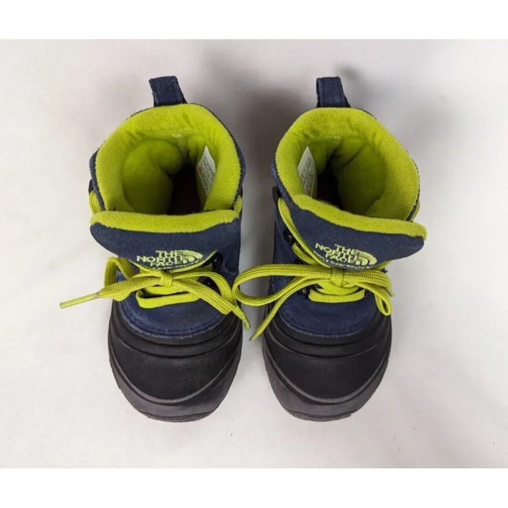 The North Face Boys sz 10 Waterproof Insulated Chilkat Lace II Snow Boots Youth